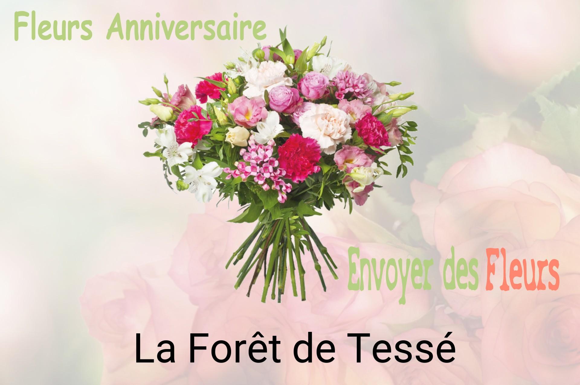 Bouquet de fleurs d’anniversaire livré à La Forêt-de-Tessé