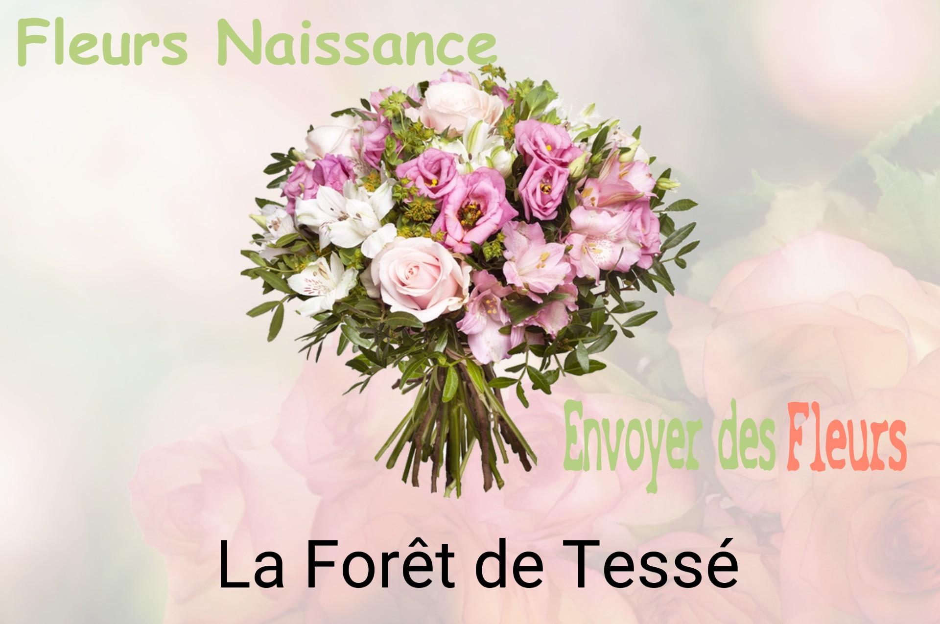Bouquet de fleurs de naissance livré à La Forêt-de-Tessé